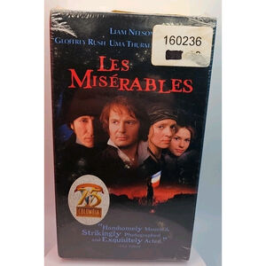 Les Misérables (VHS, 1998, Columbia/TriStar) New Sealed | Liam Neeson